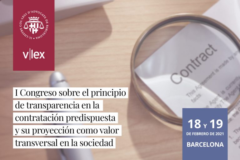 I Congreso Sobre El Principio De Transparencia En La Contratación Predispuesta Y Su Proyección 1413